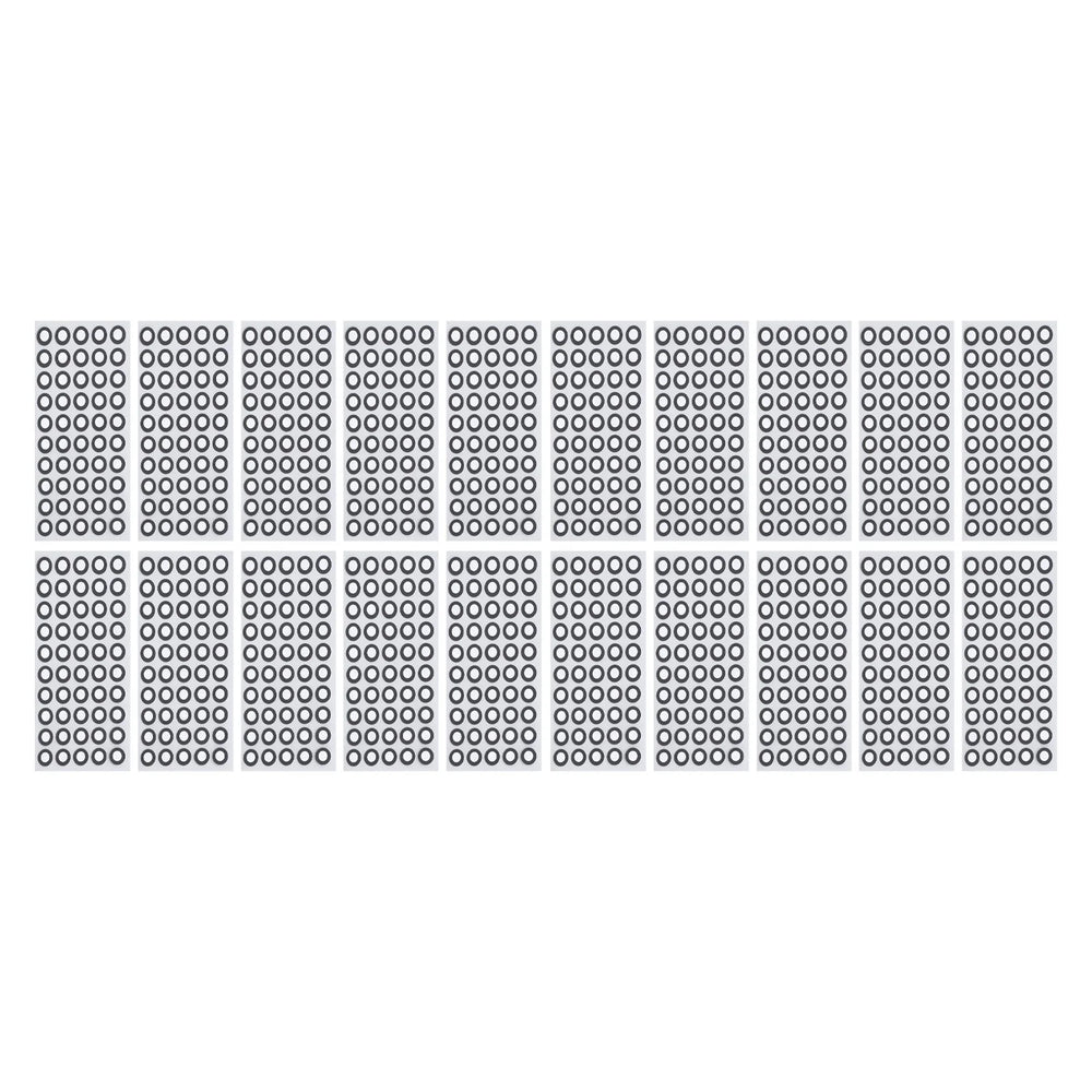 1000 Pcs/20 Sheets 3D Scanning Marker ID 6mm OD 10mm High Reflection Strong Adhesion 3D Tracking Dot Reference Point Marker