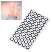 1000 Pcs/20 Sheets 3D Scanning Marker ID 6mm OD 10mm High Reflection Strong Adhesion 3D Tracking Dot Reference Point Marker