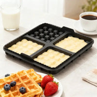 Air Fryer Silicone Biscuit Mold Set Square Waffle Model Non-stick Baking Tray Compatible For Pancakes Baking Accessories