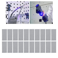 1000 Pcs/20 Sheets 3D Scanning Marker ID 6mm OD 10mm High Reflection Strong Adhesion 3D Tracking Dot Reference Point Marker