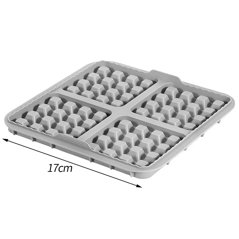 Air Fryer Silicone Biscuit Mold Set Square Waffle Model Non-stick Baking Tray Compatible For Pancakes Baking Accessories