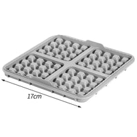 Air Fryer Silicone Biscuit Mold Set Square Waffle Model Non-stick Baking Tray Compatible For Pancakes Baking Accessories