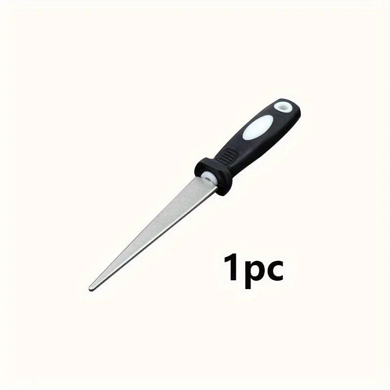 Diamond Sharpener Sharpener Metal Double Sand File Scissors Gardening Tools Sharpener