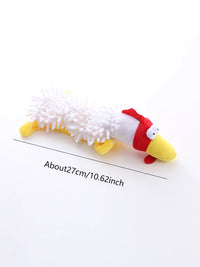Pet dog toy sound plush toy mop fur shell frog hippo teeth grinding supplies