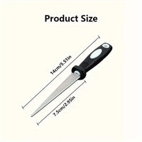 Diamond Sharpener Sharpener Metal Double Sand File Scissors Gardening Tools Sharpener