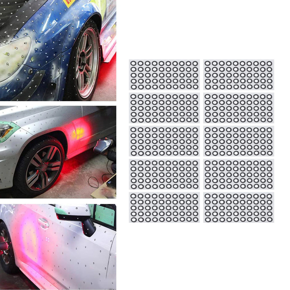 1000 Pcs/20 Sheets 3D Scanning Marker ID 6mm OD 10mm High Reflection Strong Adhesion 3D Tracking Dot Reference Point Marker