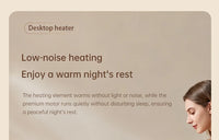 Desktop Heater Electric Heater Hot Air Blower Portable Heater Mini Energy Saving for Office Room Dormitory Home Appliance Warmer