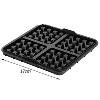 Air Fryer Silicone Biscuit Mold Set Square Waffle Model Non-stick Baking Tray Compatible For Pancakes Baking Accessories
