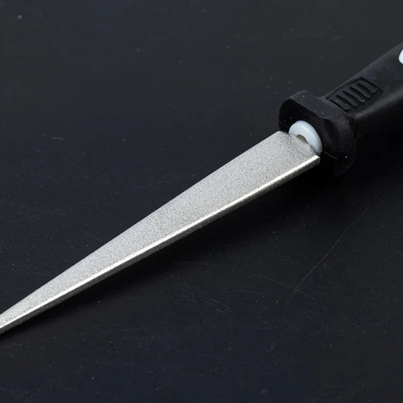 Diamond Sharpener Sharpener Metal Double Sand File Scissors Gardening Tools Sharpener