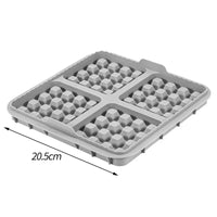 Air Fryer Silicone Biscuit Mold Set Square Waffle Model Non-stick Baking Tray Compatible For Pancakes Baking Accessories