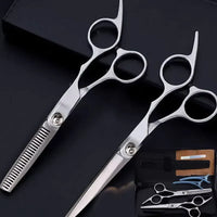 Professional Hairdressing Haircut Scissors 6 Inch Barber Shop Hairdresser's Cutting Thinning Tools High Quality Salon Set