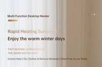 Desktop Heater Electric Heater Hot Air Blower Portable Heater Mini Energy Saving for Office Room Dormitory Home Appliance Warmer