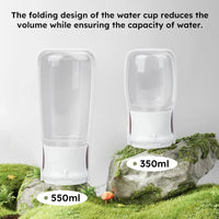 Pet water cup, pet water dispenser, foldable pet travel cup, dog kettle, cat water bowl, pet water supplies