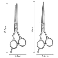 Professional Hairdressing Haircut Scissors 6 Inch Barber Shop Hairdresser's Cutting Thinning Tools High Quality Salon Set