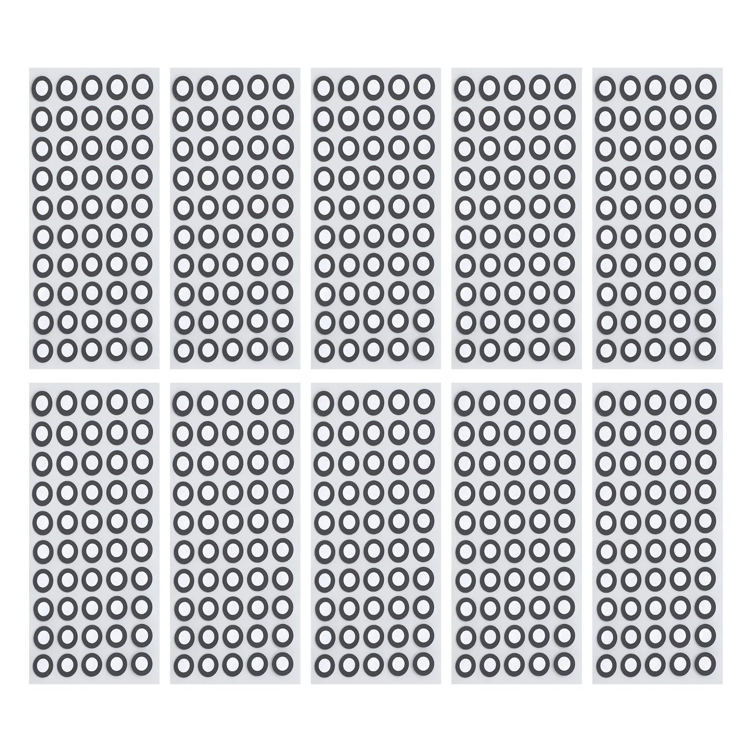 1000 Pcs/20 Sheets 3D Scanning Marker ID 6mm OD 10mm High Reflection Strong Adhesion 3D Tracking Dot Reference Point Marker