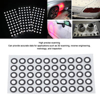 1000 Pcs/20 Sheets 3D Scanning Marker ID 6mm OD 10mm High Reflection Strong Adhesion 3D Tracking Dot Reference Point Marker