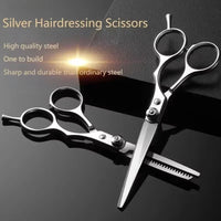 Professional Hairdressing Haircut Scissors 6 Inch Barber Shop Hairdresser's Cutting Thinning Tools High Quality Salon Set