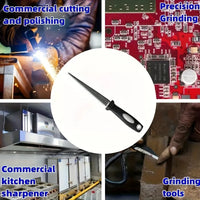 Diamond Sharpener Sharpener Metal Double Sand File Scissors Gardening Tools Sharpener