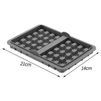 Air Fryer Silicone Biscuit Mold Set Square Waffle Model Non-stick Baking Tray Compatible For Pancakes Baking Accessories
